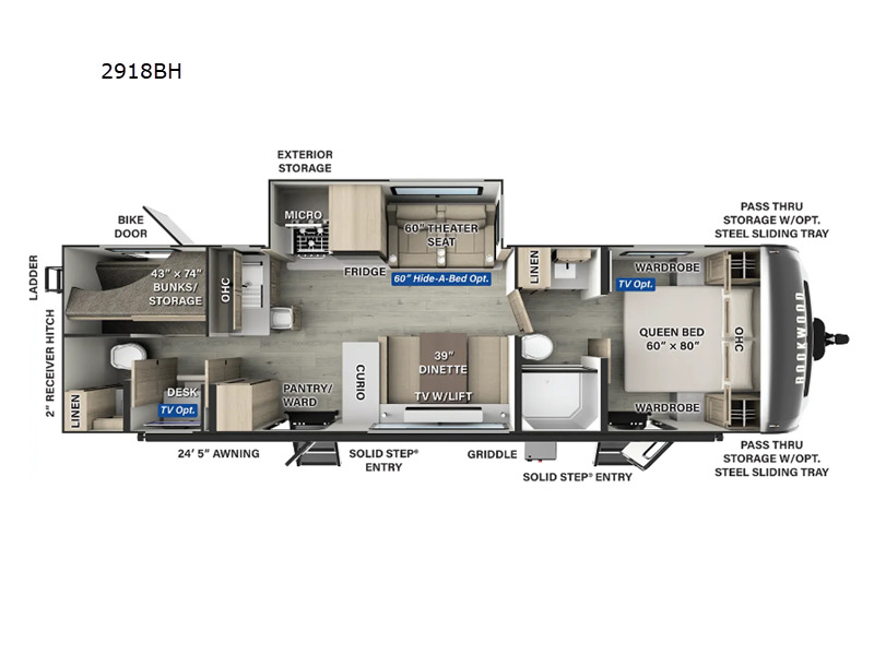 2026 Forest River Rv Rockwood Ultra Lite 2918BH in mayfield KY