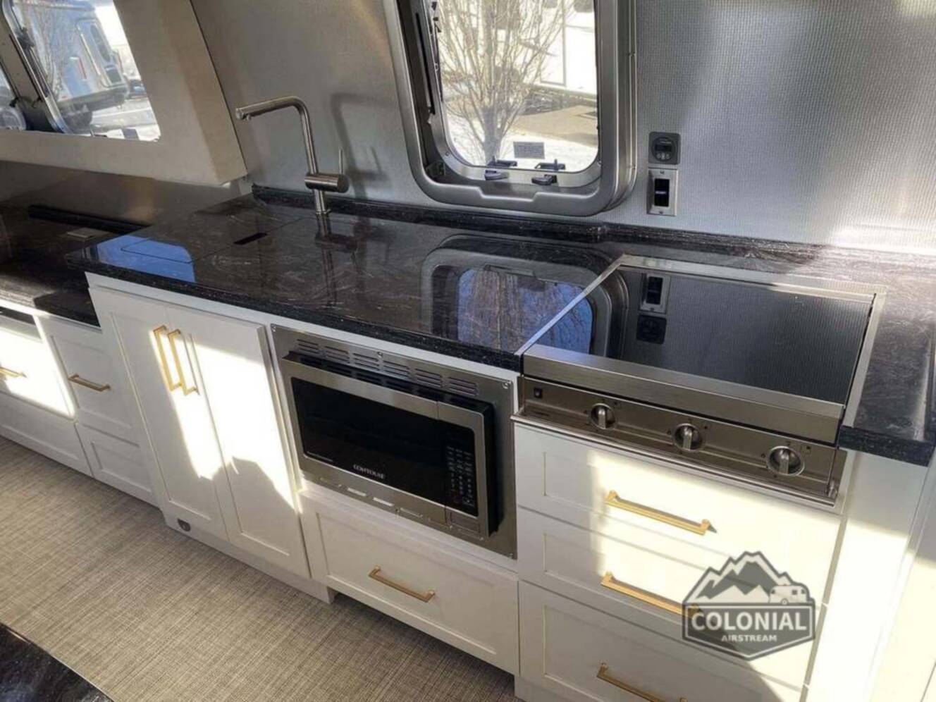 A photo of this 2021 Airstream Classic 33FBQ Queen