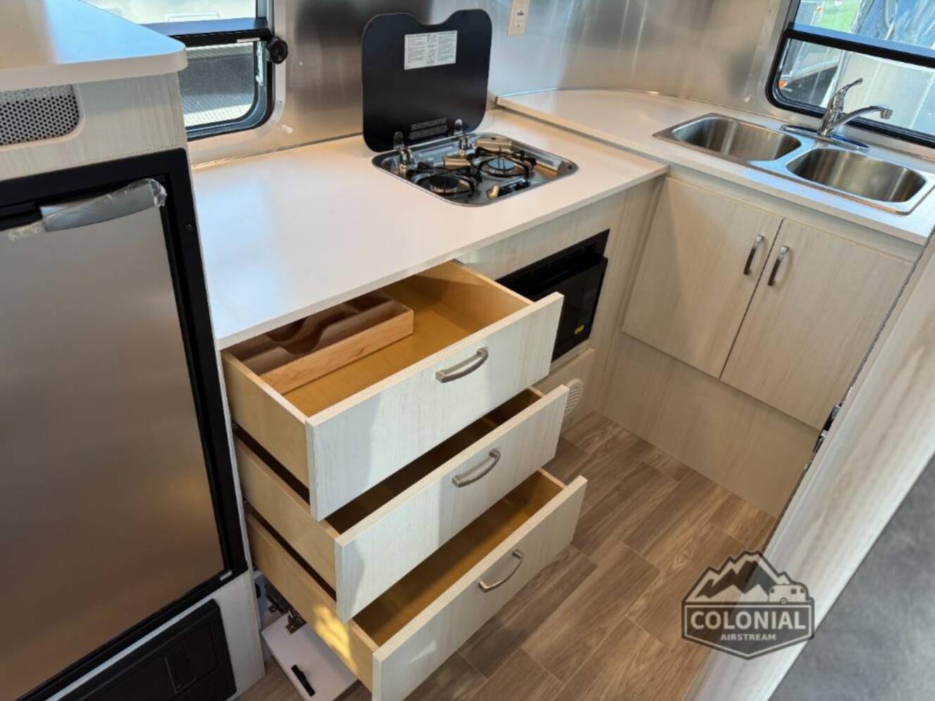 A photo of this 2026 Airstream Bambi 20FB