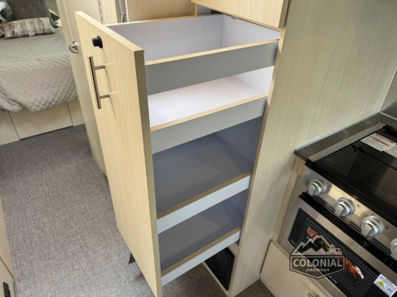 A photo of this 2026 Airstream Flying Cloud 27FBQ Queen Hatch
