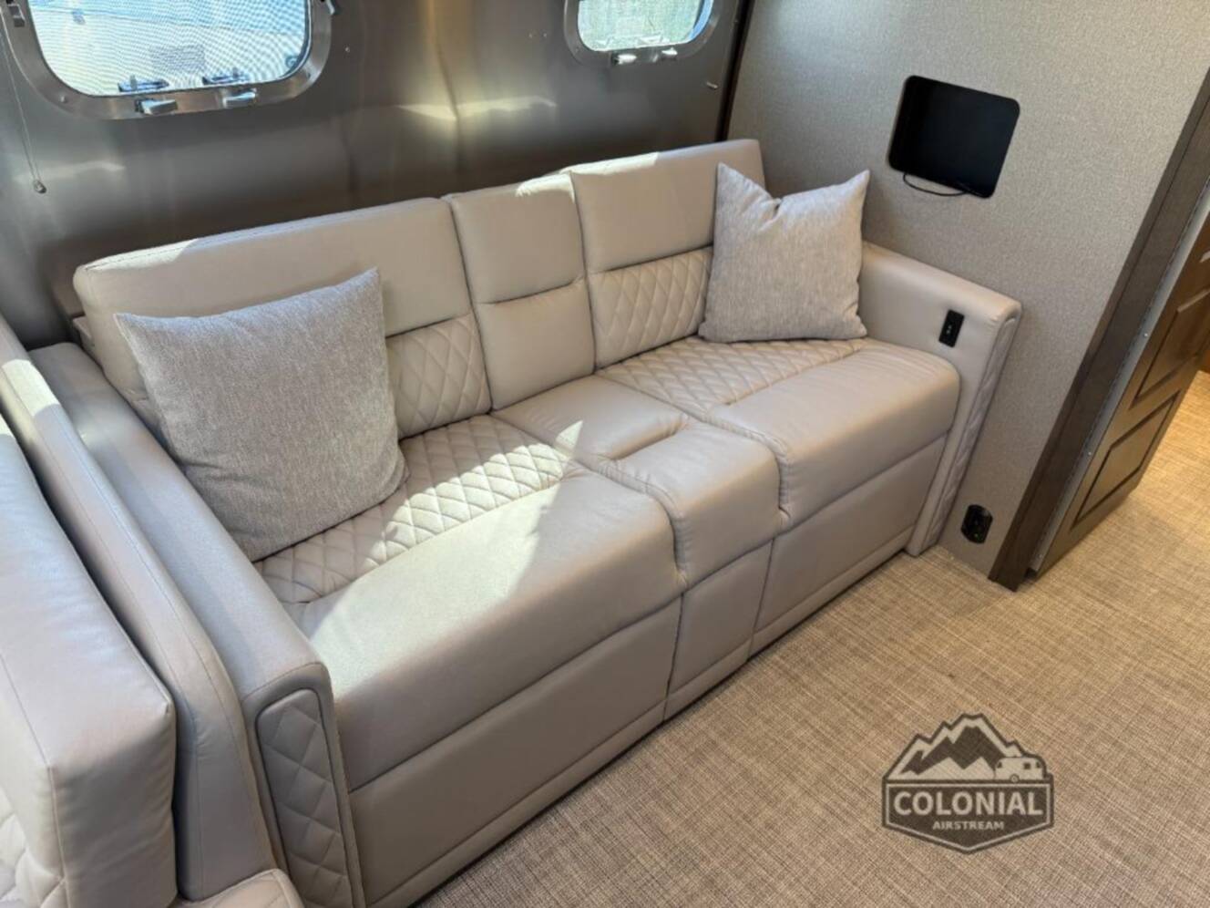 A photo of this 2026 Airstream Classic 33FBT Twin