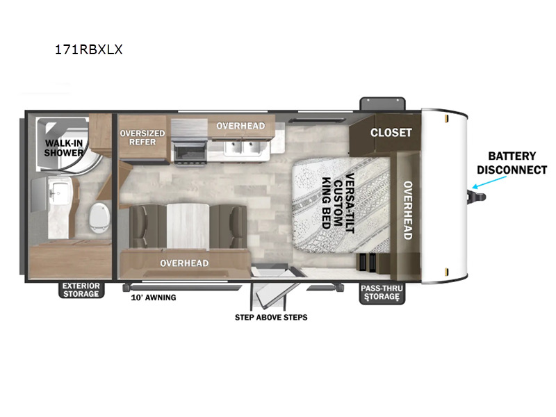 2025 Forest River Rv Wildwood X-Lite 171RBXLX in ankeny IA