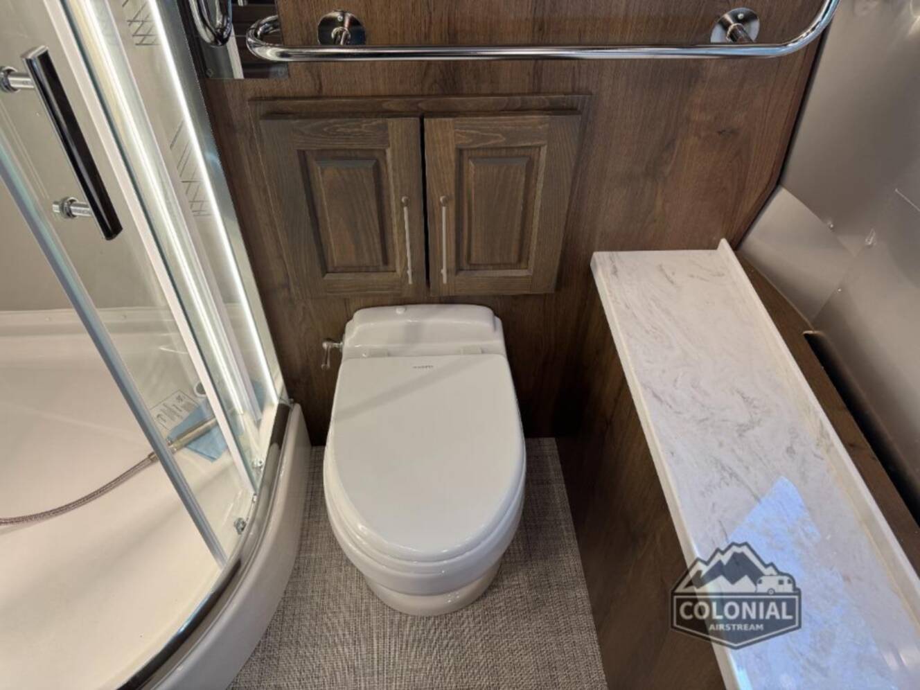 A photo of this 2026 Airstream Classic 33FBT Twin