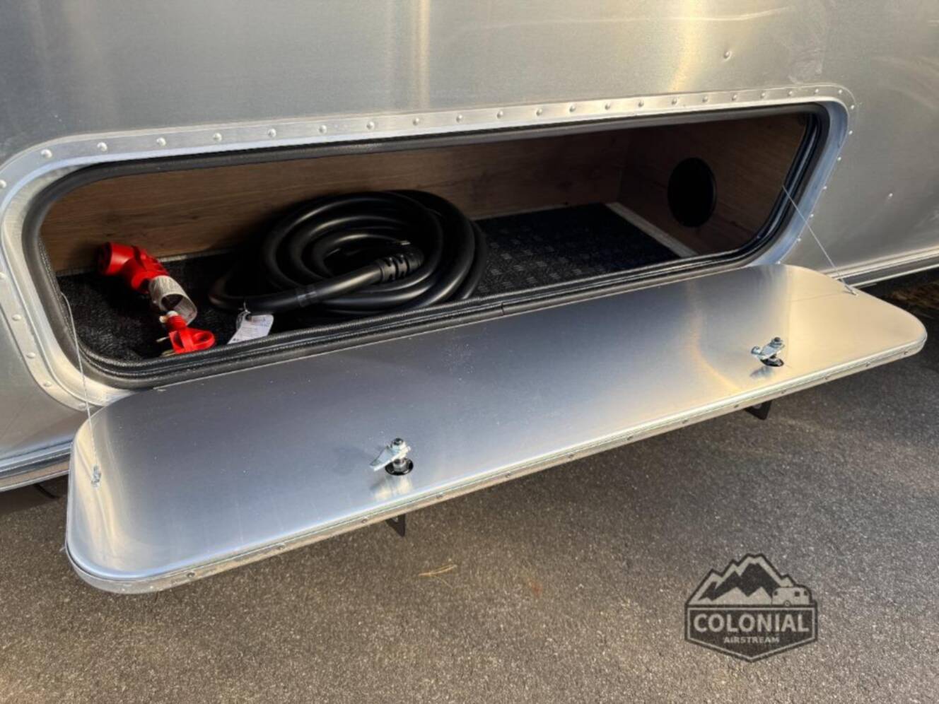 A photo of this 2026 Airstream Classic 33FBT Twin