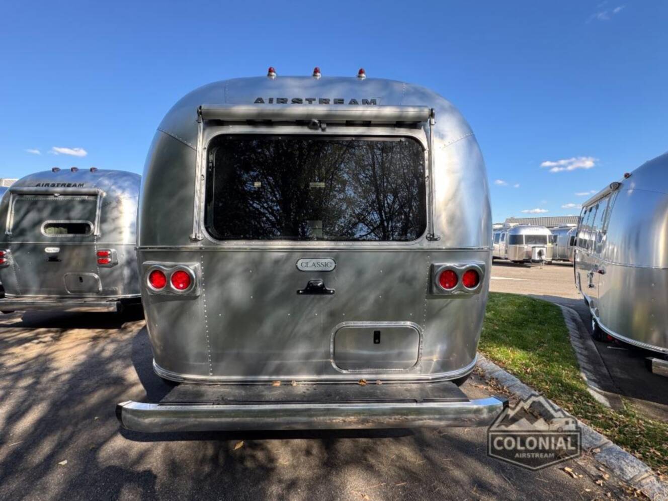 A photo of this 2026 Airstream Classic 33FBT Twin