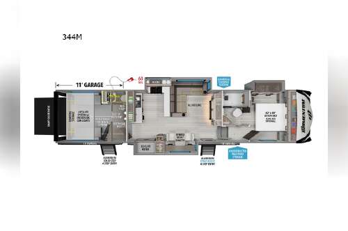 2025 Grand Design Momentum M-Class 344M in south fork CO