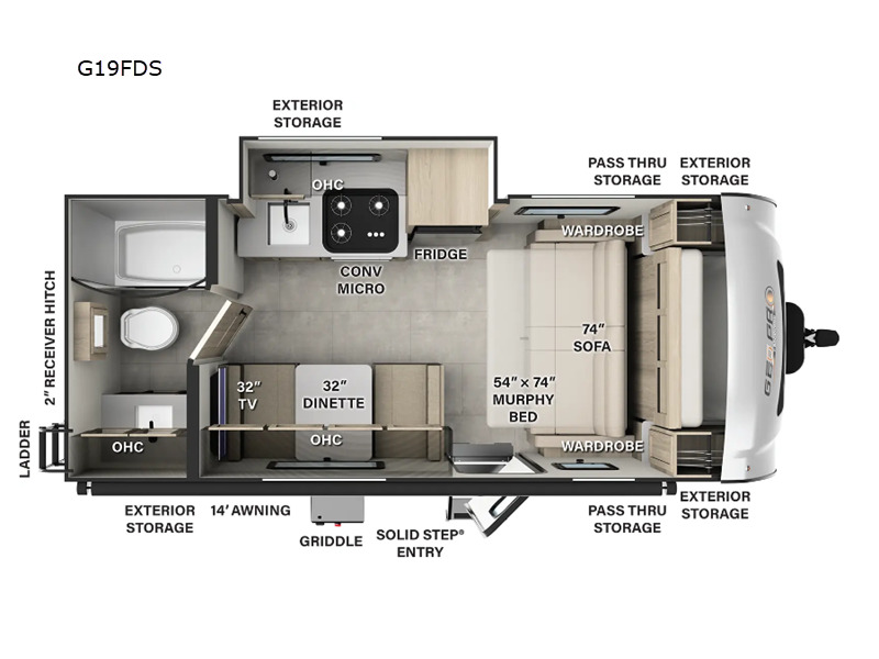 2025 Forest River Rv Rockwood GEO Pro G19FDS in south fork CO
