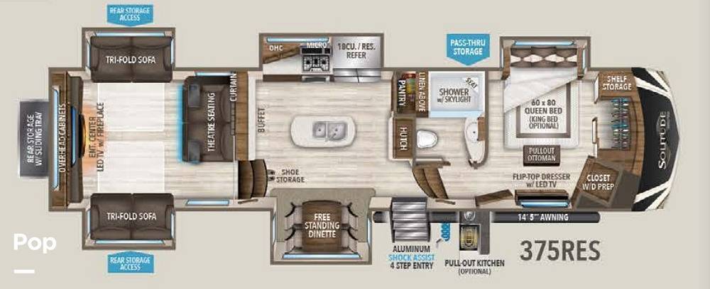 A photo of this 2019 Grand Design Solitude 375RES