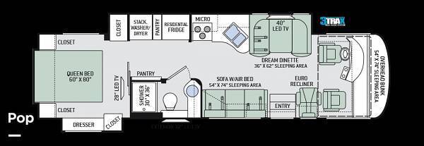 A photo of this 2013 Thor Motor Coach Palazzo 33.2