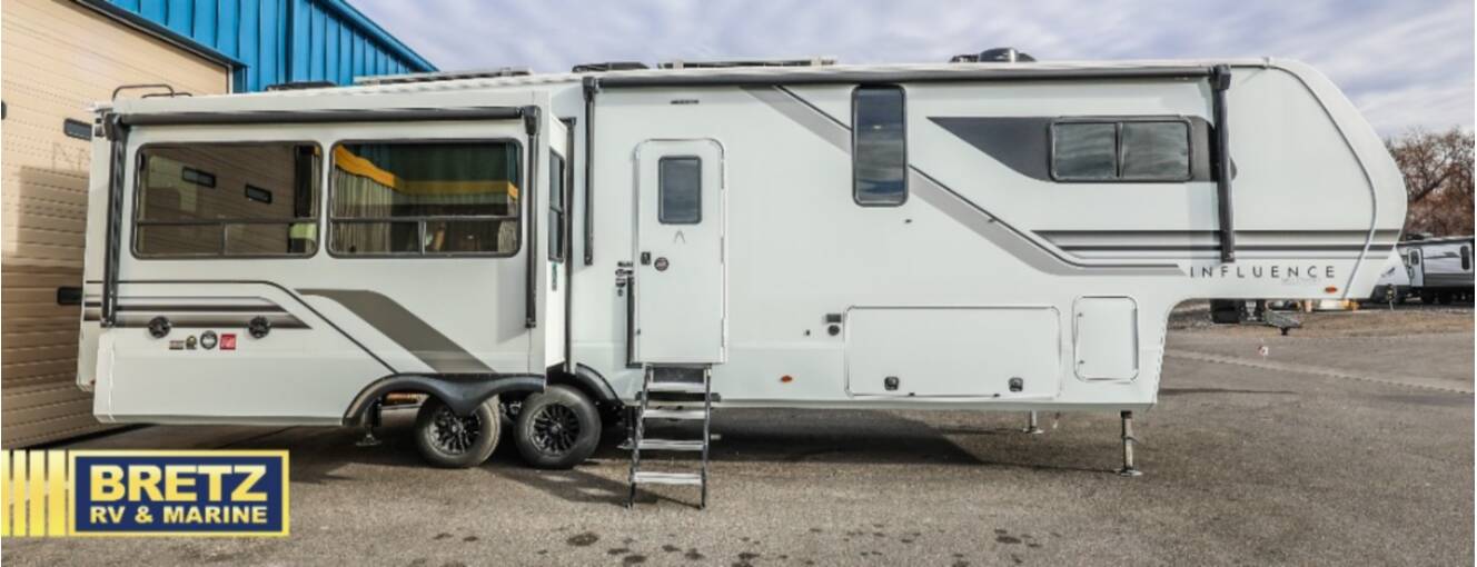 A photo of this 2026 Grand Design Influence 3503GK