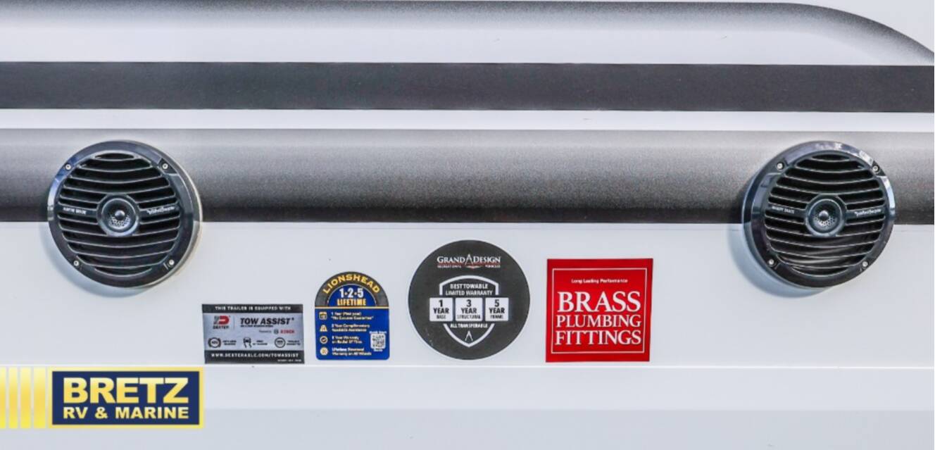 A photo of this 2026 Grand Design Influence 3503GK