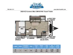 2025 KZ RV Connect Mini CM181FKK