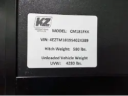 2025 KZ RV Connect Mini CM181FKK
