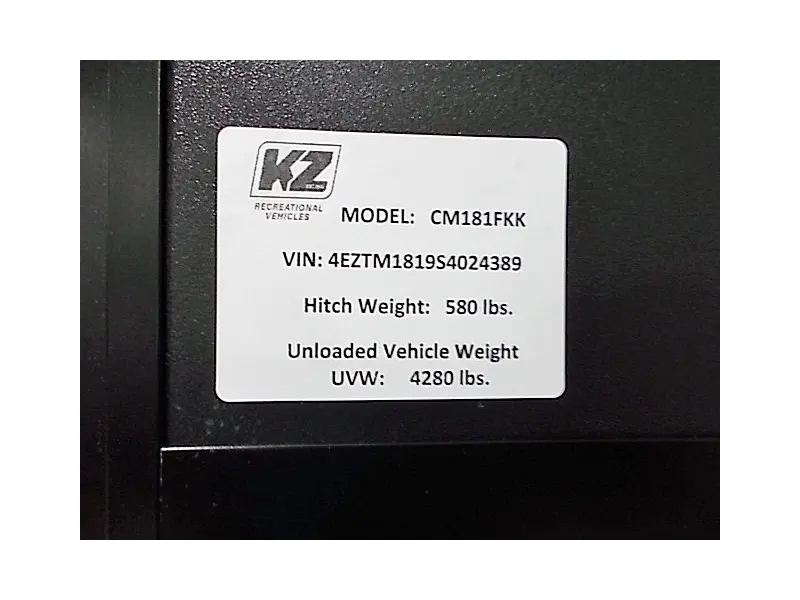 2025 KZ RV Connect Mini CM181FKK