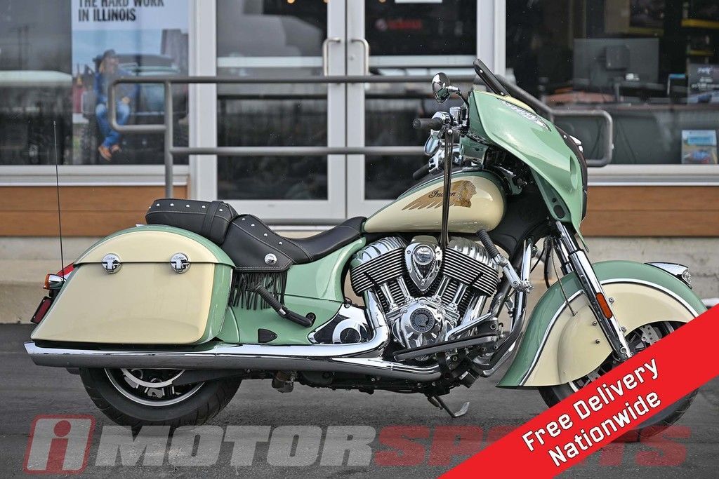 2019 Indian Motorcycle Chieftain Classic Icon Series Willow Green/Ivory Cream CLASSIC in Elmhurst, IL