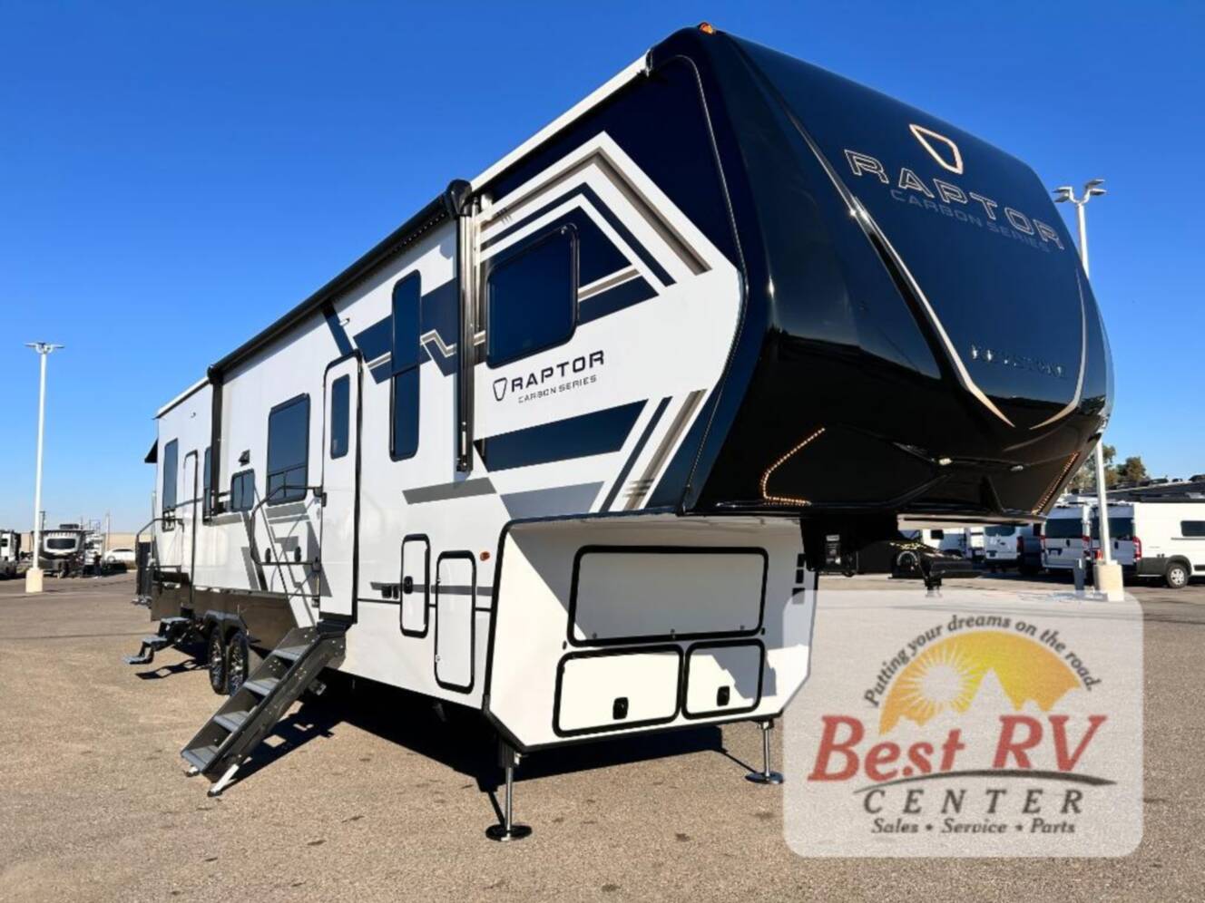 A photo of this 2026 Keystone Rv Raptor Carbon Series 360