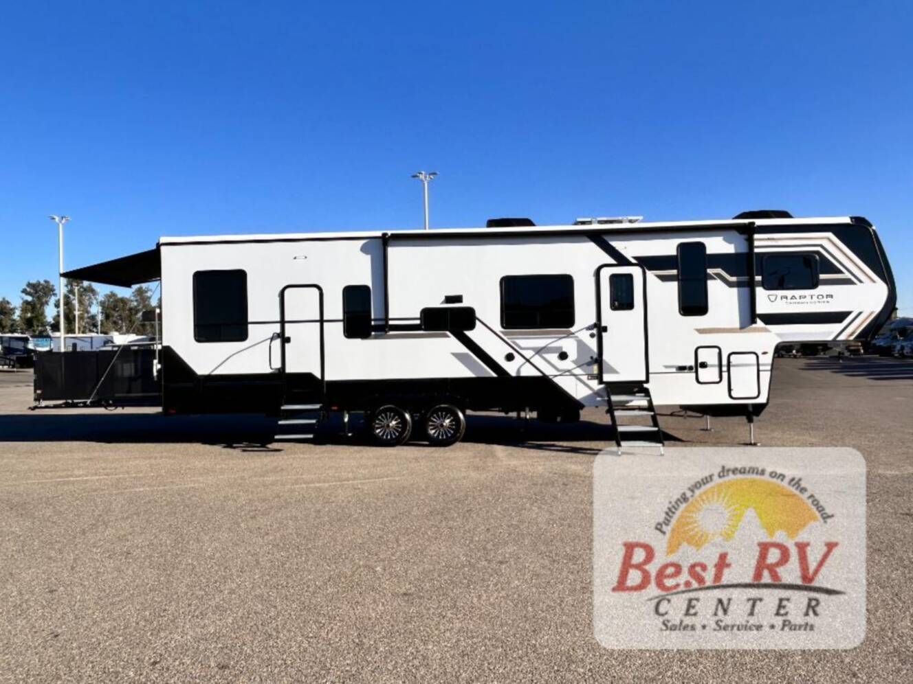 A photo of this 2026 Keystone Rv Raptor Carbon Series 360