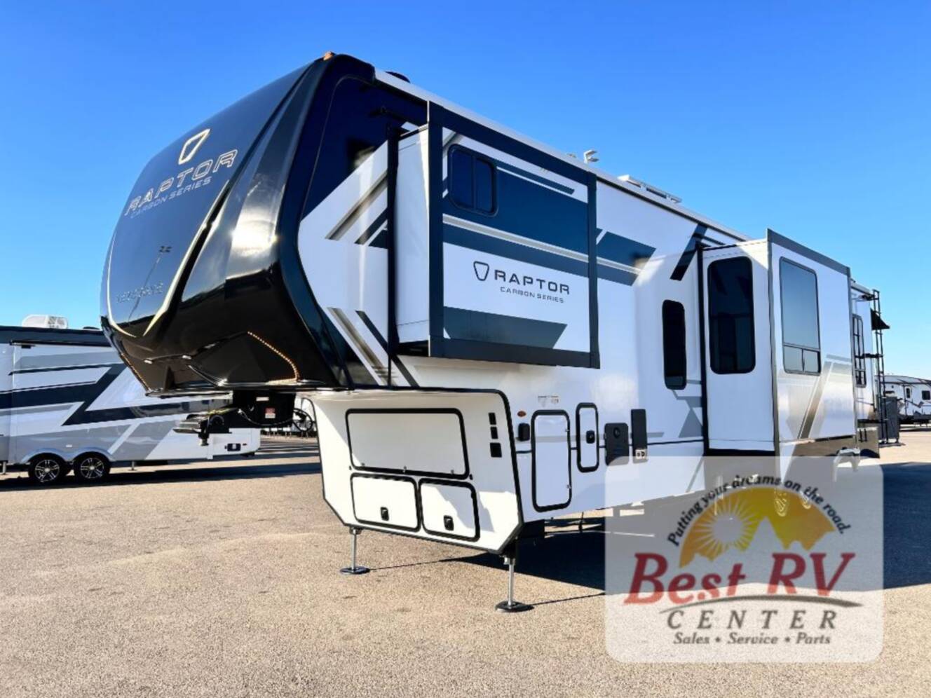 A photo of this 2026 Keystone Rv Raptor Carbon Series 360