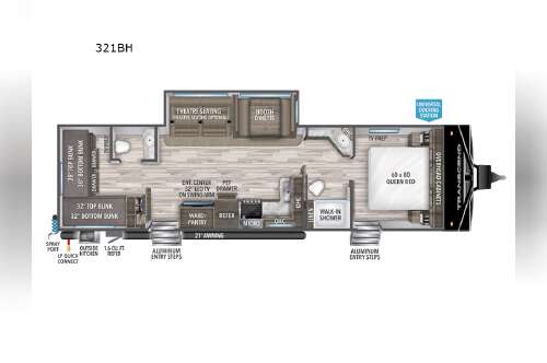2023 Grand Design Transcend Xplor 321BH in elizabethtown KY