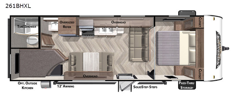 2020 Forest River Rv Wildwood X-Lite 261BHXL in woodruff WI