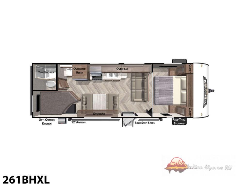 2020 Forest River Rv Wildwood X-Lite 261BHXL in woodruff WI