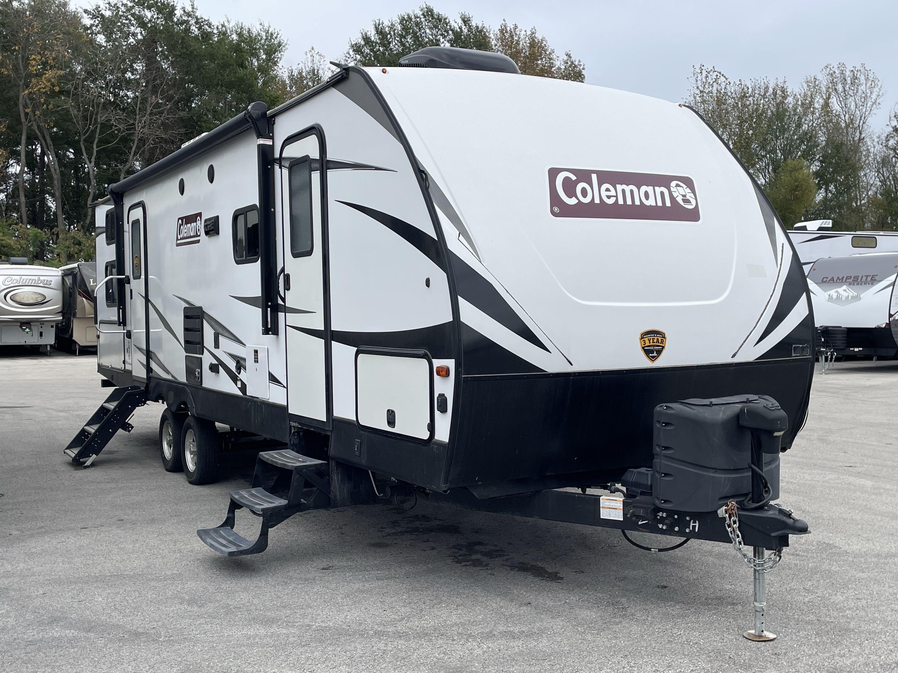 Retail Value Of A2019 Coleman Tq 30o Travel Trailer