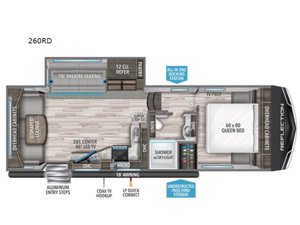 A photo of this 2021 Grand Design REFLECTION 150 SERIES 260RD