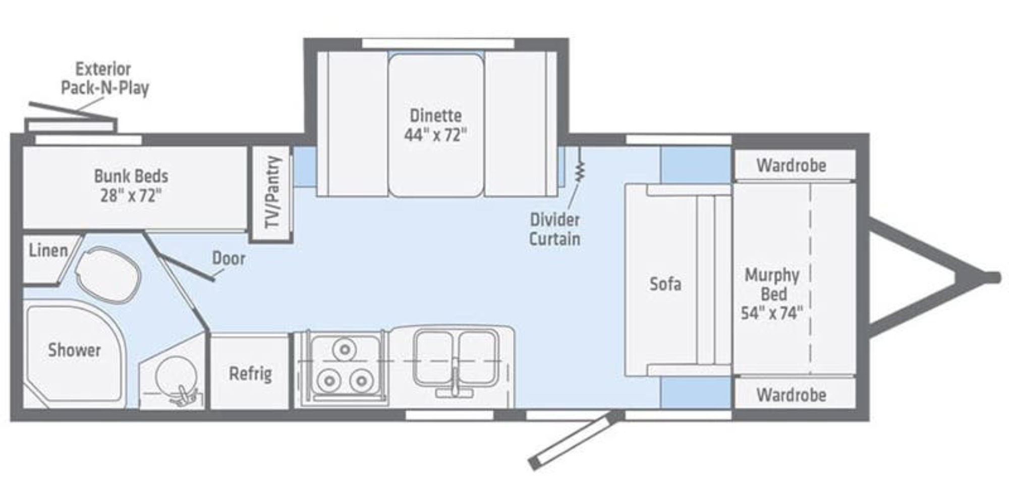 A photo of this 2022 Winnebago MICRO MINNIE 2306BHS