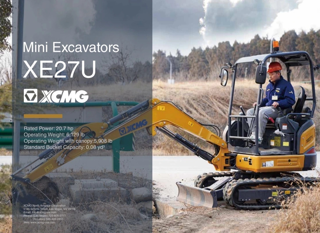 XCMG XE27U in Shinglehouse, PA