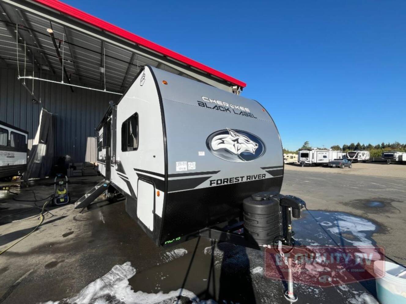 A photo of this 2026 Forest River Rv Cherokee Grey Wolf Black Label 26SSBL