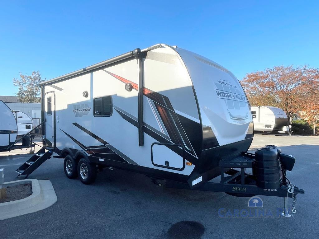 2026 Forest River Rv Work and Play 18LT Travel Trailer Toy Hauler RV
