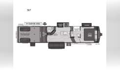 2026 Keystone Rv Fuzion Impact Edition 367 Fifth Wheel Toy Hauler RV