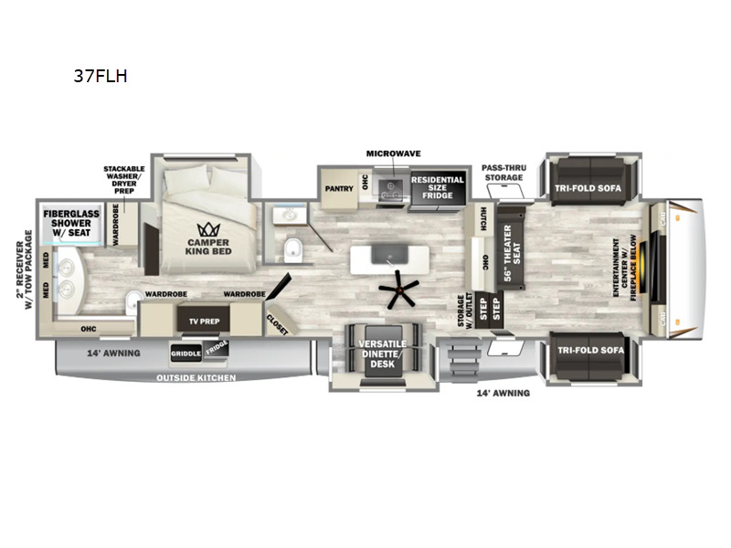 2026 Forest River Rv Sabre 37FLH in liberty MO