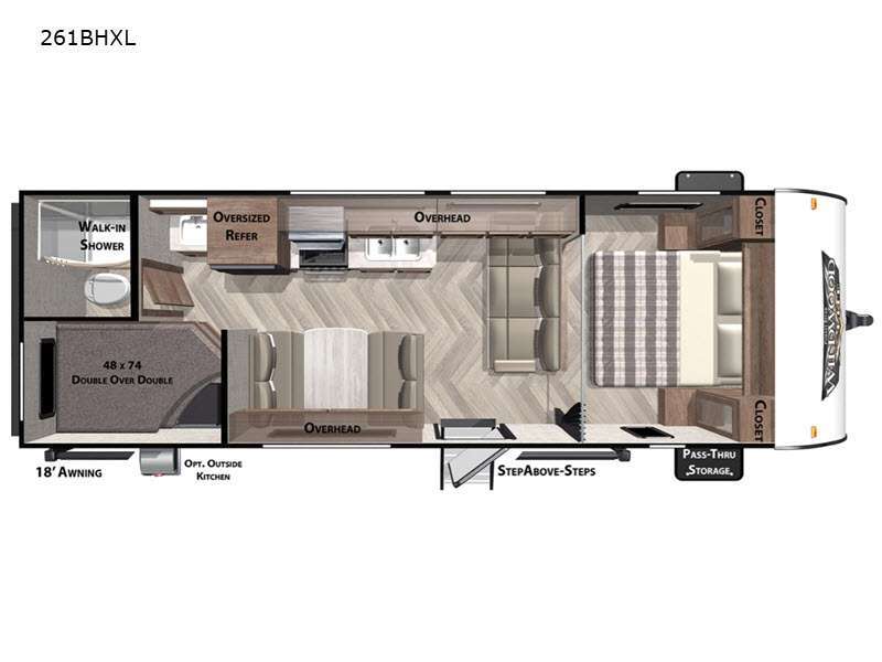 2021 Forest River Rv Wildwood X-Lite 261BHXL in hillsdale MI