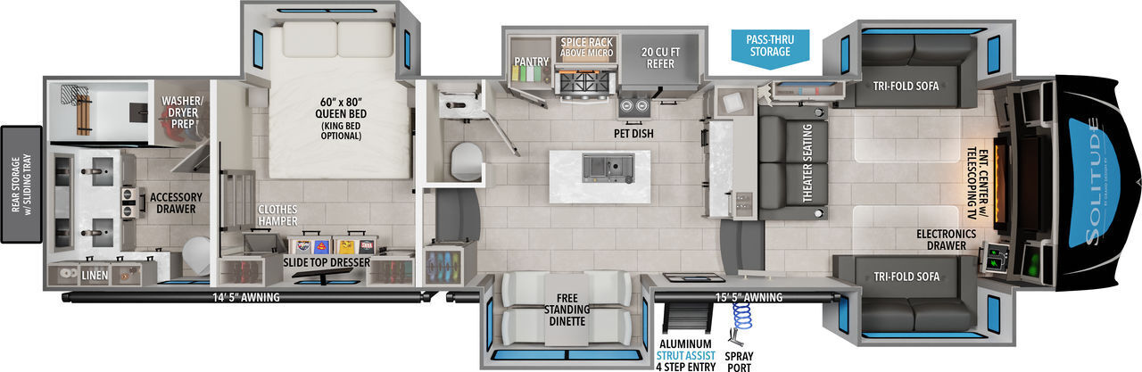 A photo of this 2023 Grand Design SOLITUDE 380FL