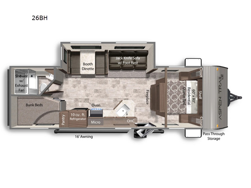 2025 Dutchmen Rv Aspen Trail LE 26BH in myrtle beach SC