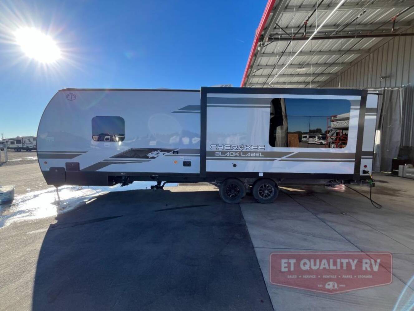 A photo of this 2026 Forest River Rv Cherokee Grey Wolf Black Label 26SSBL
