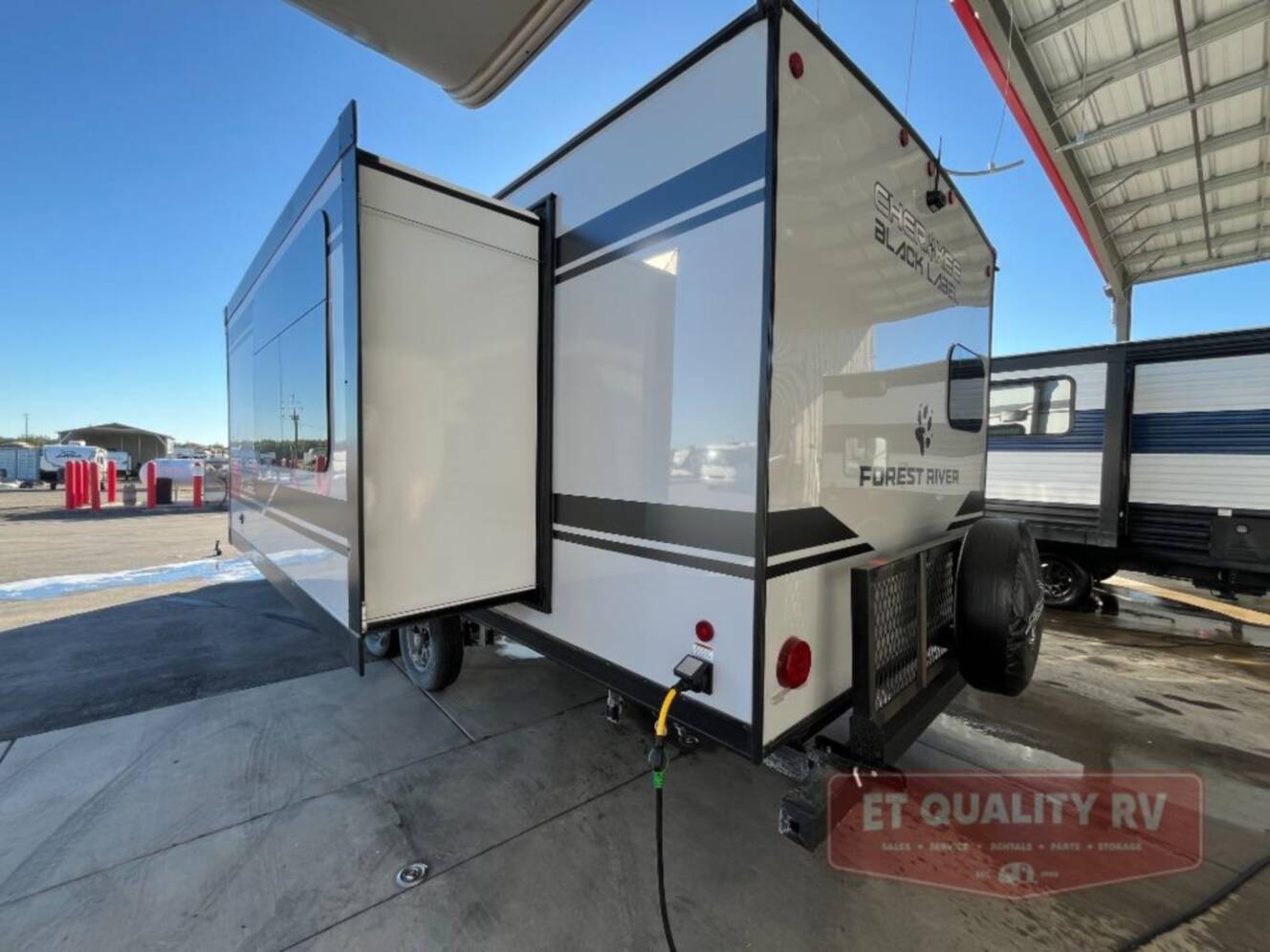 A photo of this 2026 Forest River Rv Cherokee Grey Wolf Black Label 26SSBL