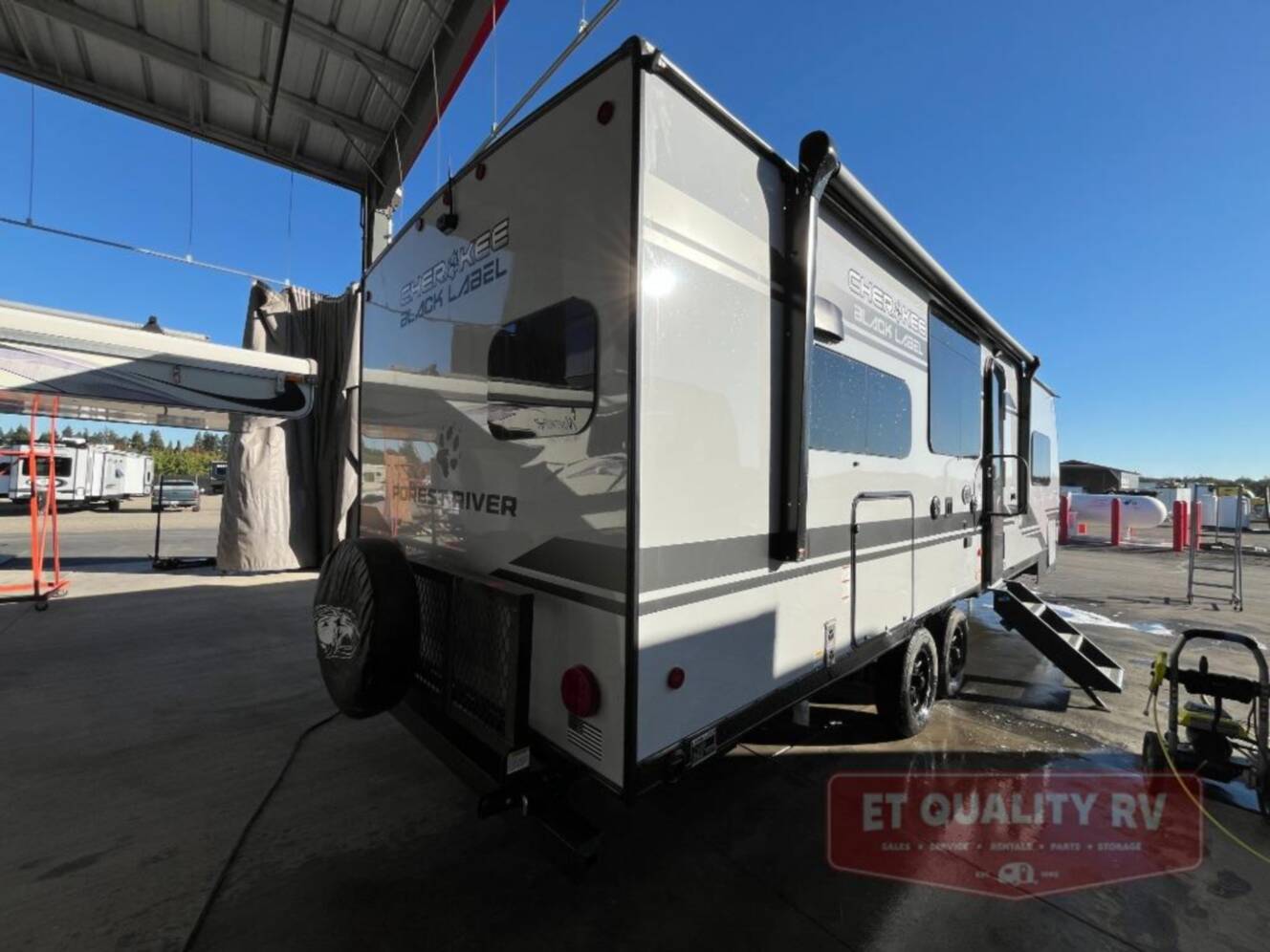 A photo of this 2026 Forest River Rv Cherokee Grey Wolf Black Label 26SSBL