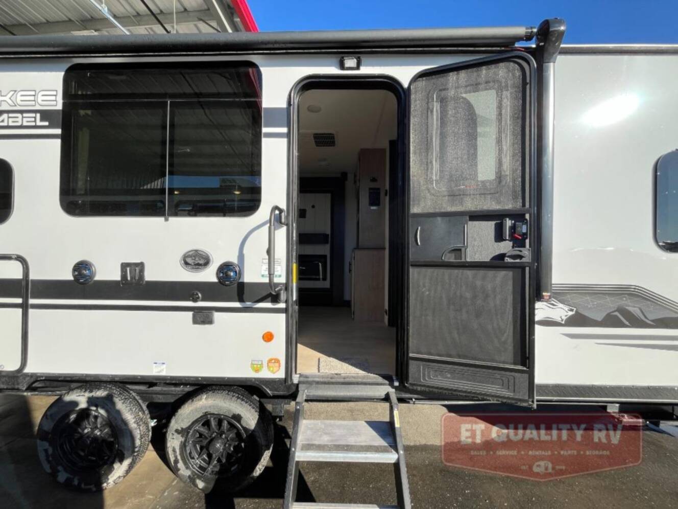 A photo of this 2026 Forest River Rv Cherokee Grey Wolf Black Label 26SSBL
