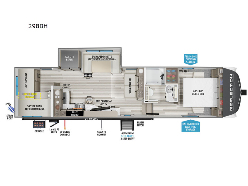 2026 Grand Design Reflection 150 Series 298BH in bakersfield CA