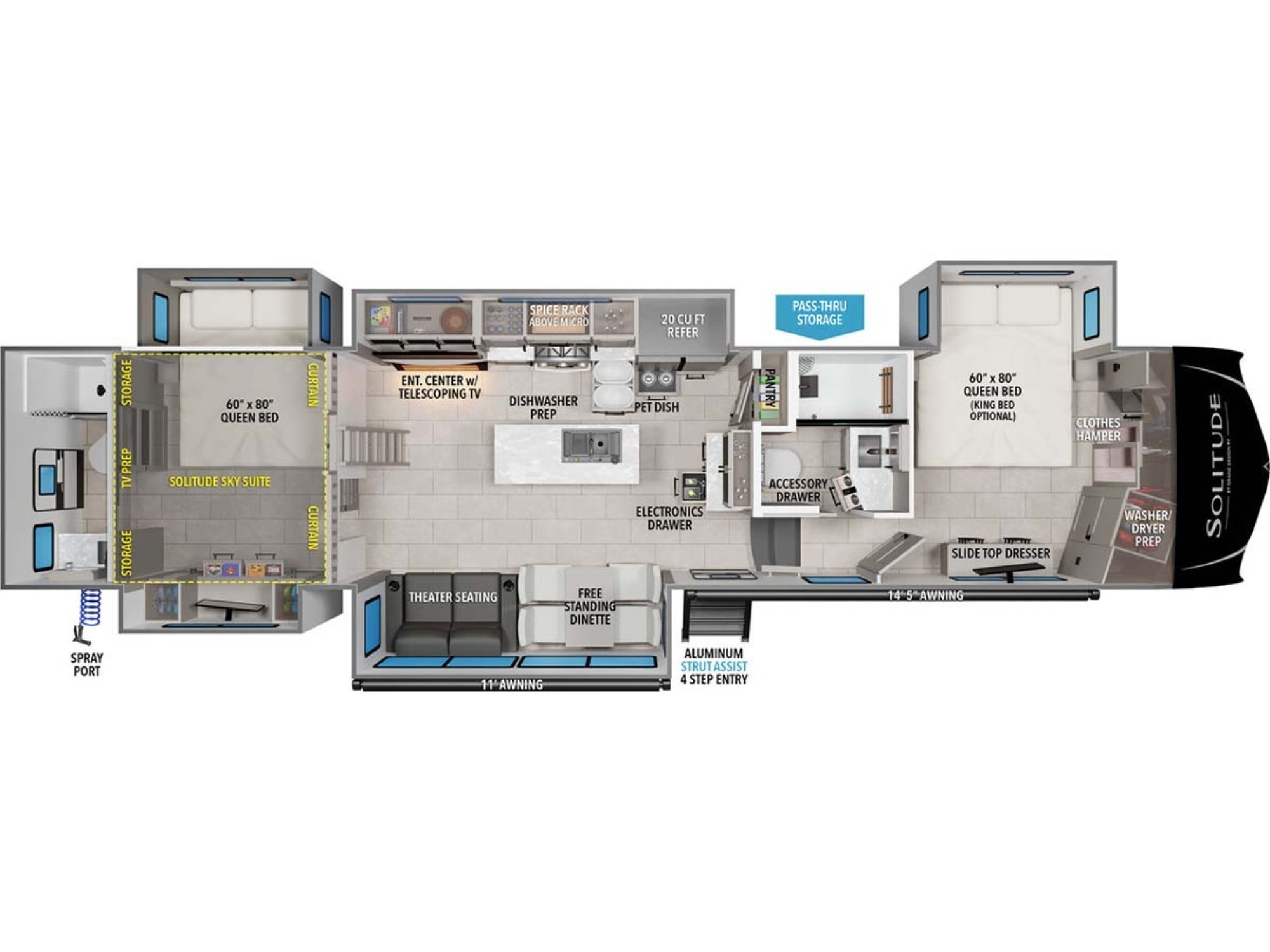 A photo of this 2025 Grand Design SOLITUDE 391DL