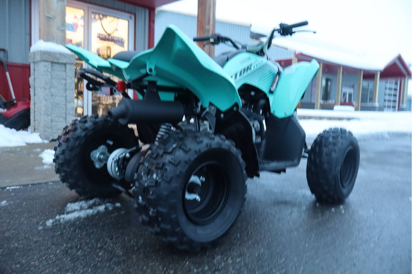 A photo of this 2025 Yamaha Raptor 110