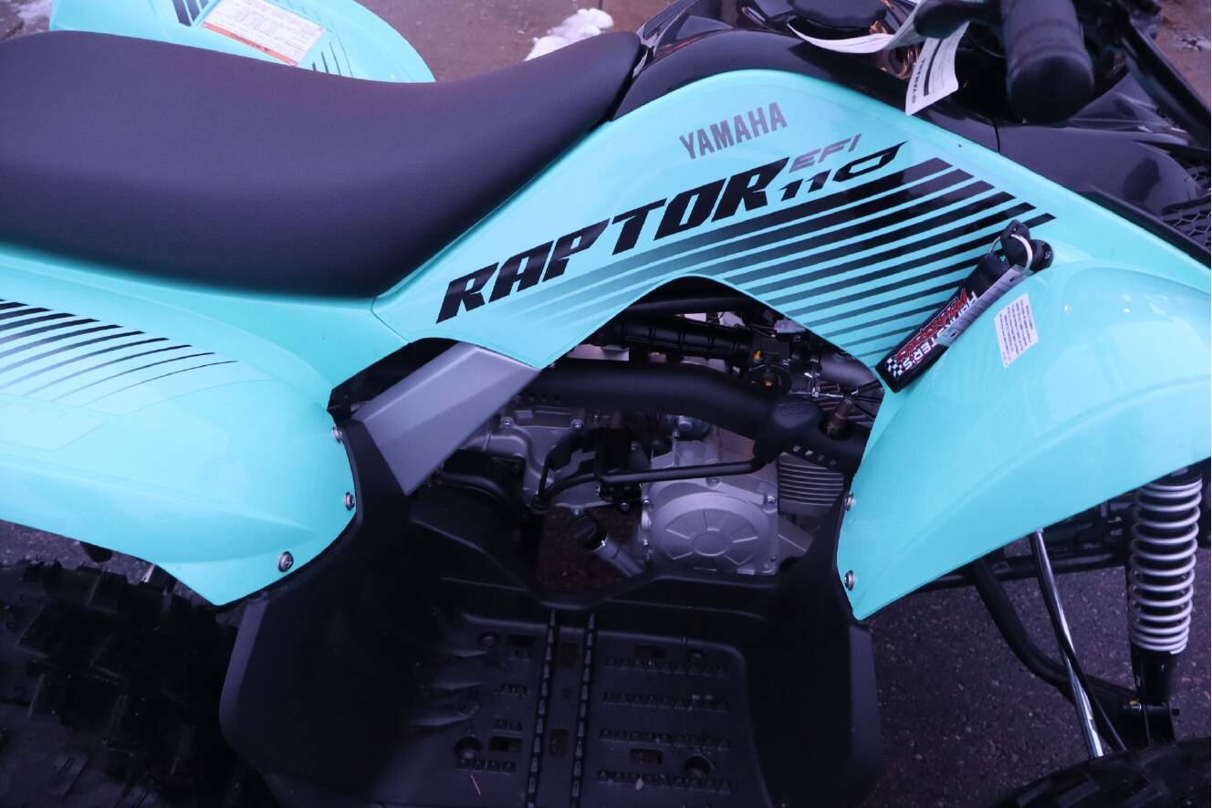 A photo of this 2025 Yamaha Raptor 110