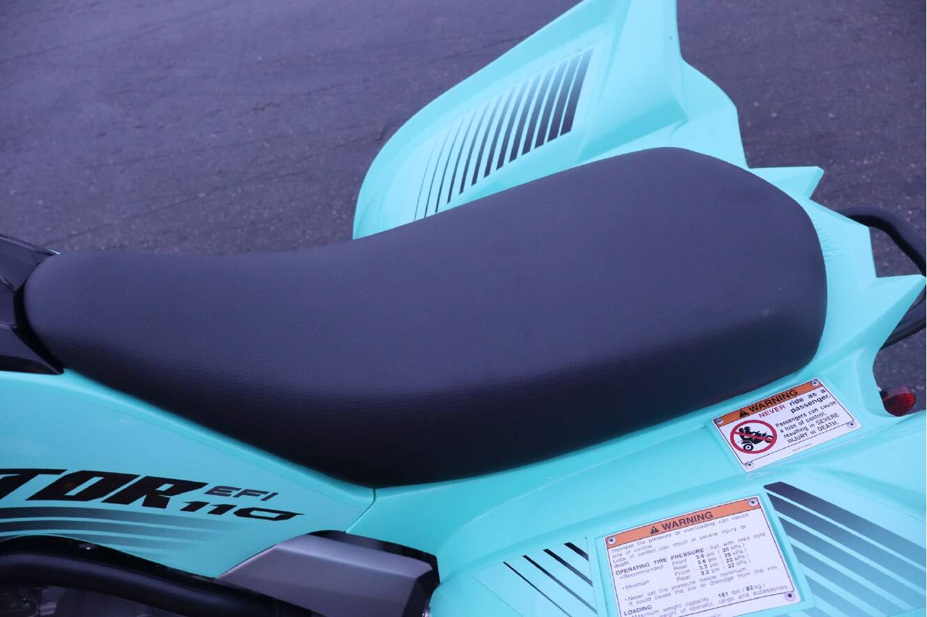 A photo of this 2025 Yamaha Raptor 110