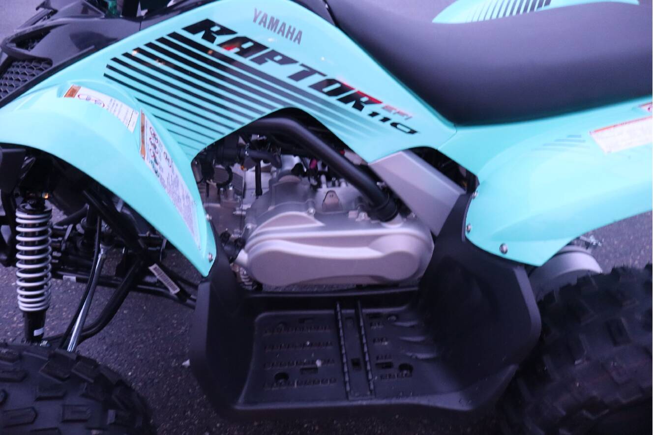 A photo of this 2025 Yamaha Raptor 110