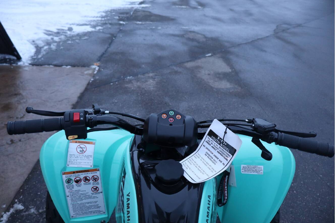 A photo of this 2025 Yamaha Raptor 110