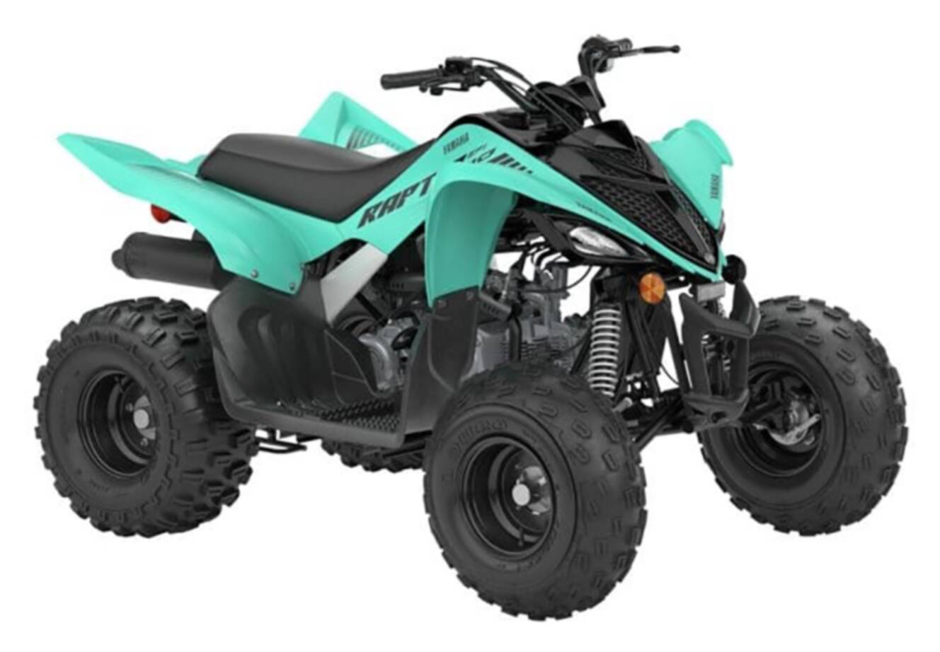 A photo of this 2025 Yamaha Raptor 110