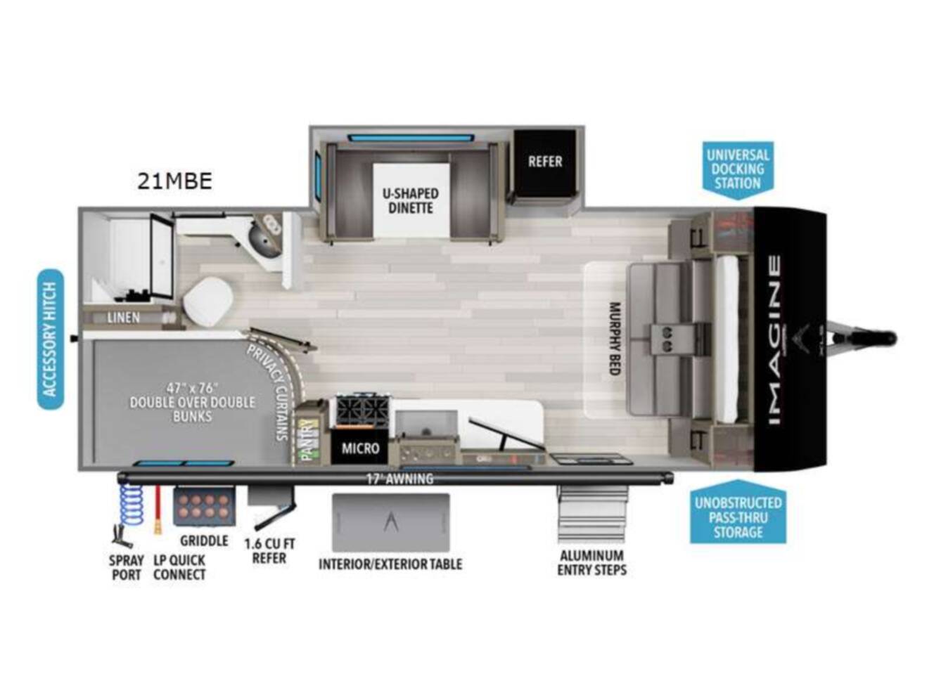 A photo of this 2026 Grand Design Imagine XLS 21MBE