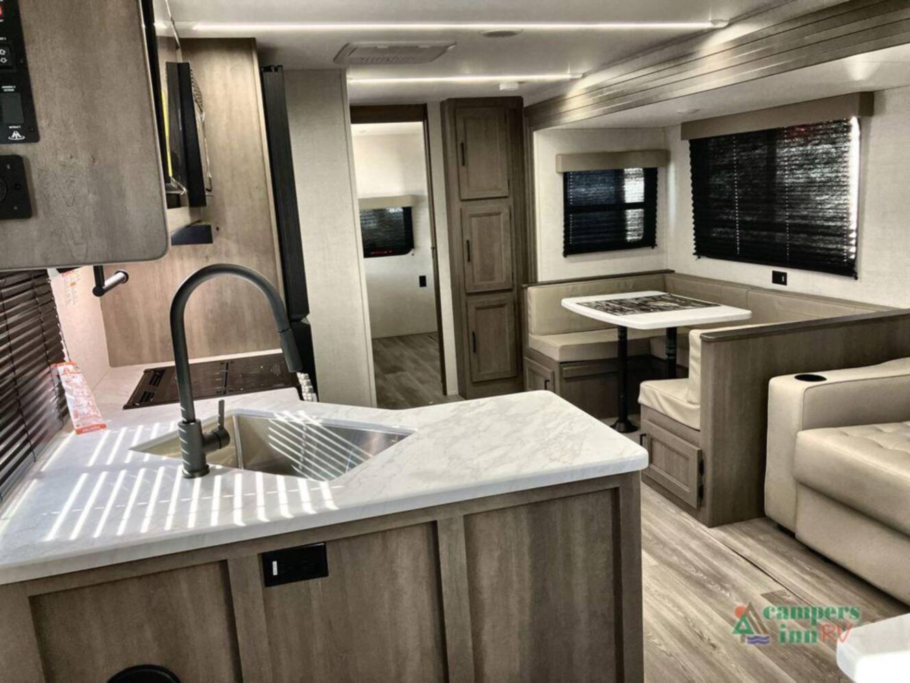 A photo of this 2025 Grand Design Transcend Xplor 335BHT